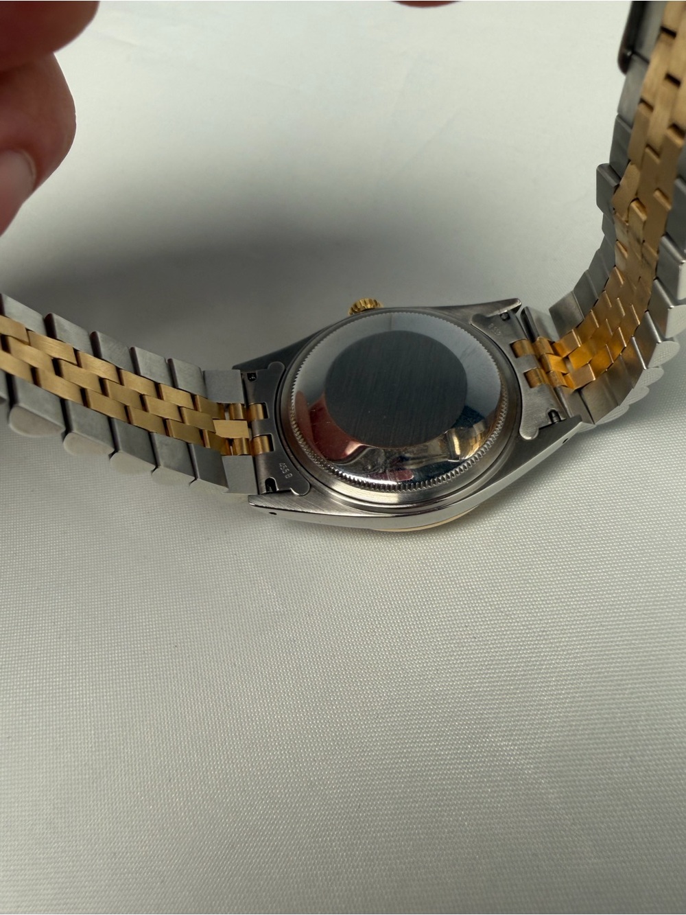 Rolex Datejust 36mm 16013 Jubilee Two Tone 18k Gold Steel Champagne Dial 1978 - Picture 8 of 14
